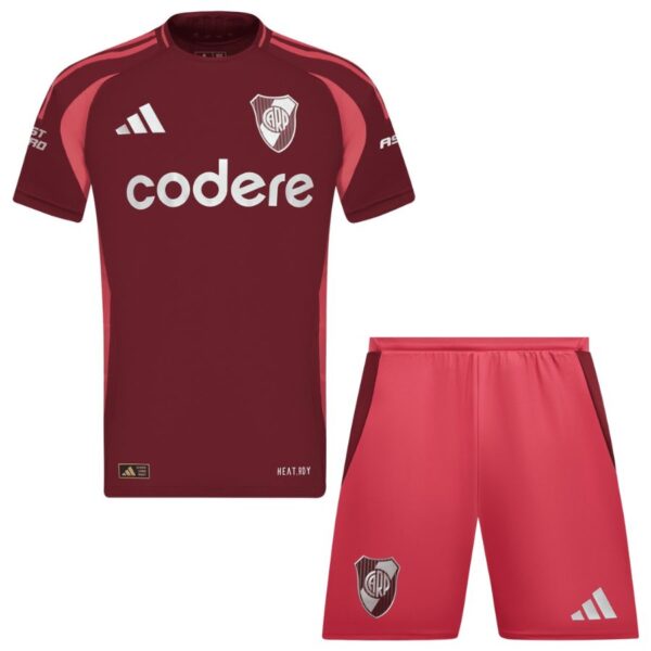 Kids Kit River Plate Away Fan Jersey 2024/25 - Imagem 1