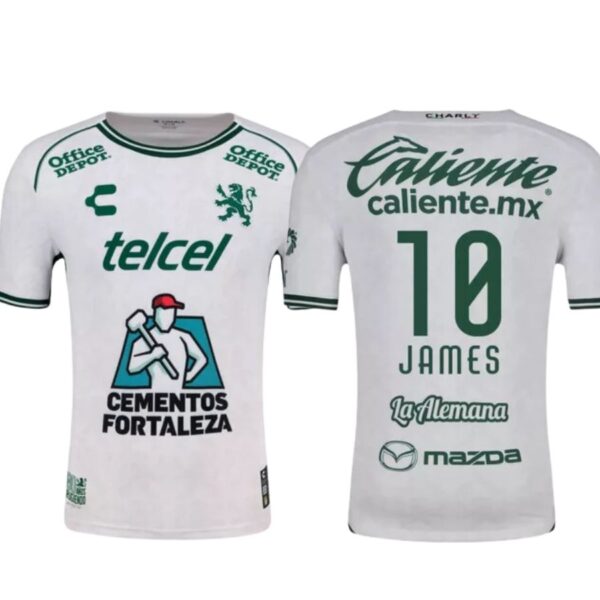 Club León James 10 Away Fan Jersey 2024/25 - Imagem 1