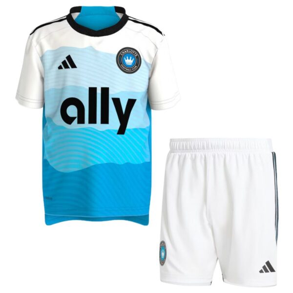 Kids Kit Charlotte FC Home Fan Jersey 2025/26 - Imagem 1