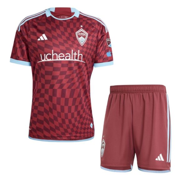 Kids Kit Colorado Rapids Home Fan Jersey 2025/26 - Imagem 1