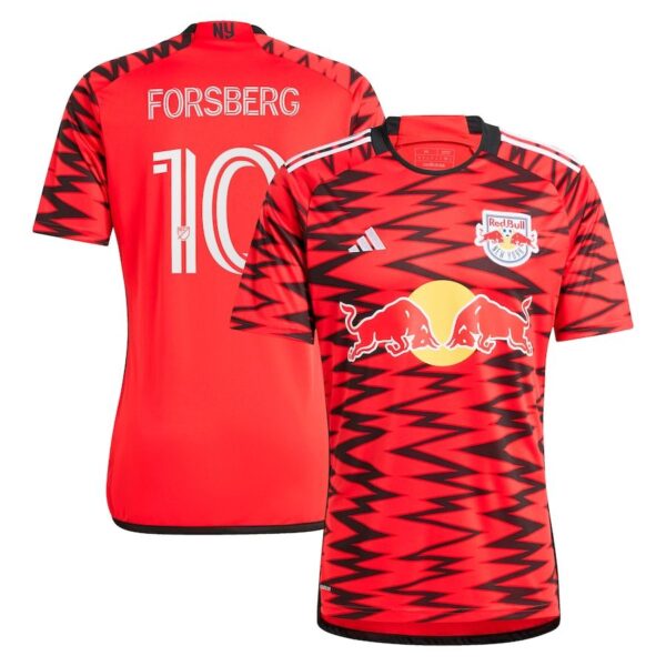 New York Red Bulls Forsberg 10 Home Fan Jersey 2025/26 - Imagem 1