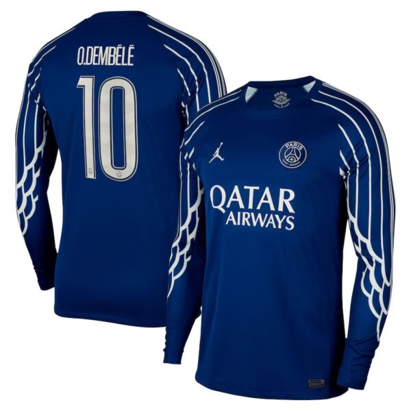 PSG Jordan Fourth Fan Jersey Long Sleeve 2024/25 - Imagem 4