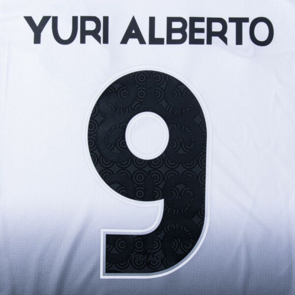 Corinthians Yuri Alberto 9 Home Fan Jersey 2024/25 Full Sponsor (Official Printing) - Imagem 3