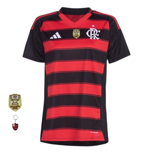 Flamengo Home Fan Jersey Women's 2025/26 - Imagem 3