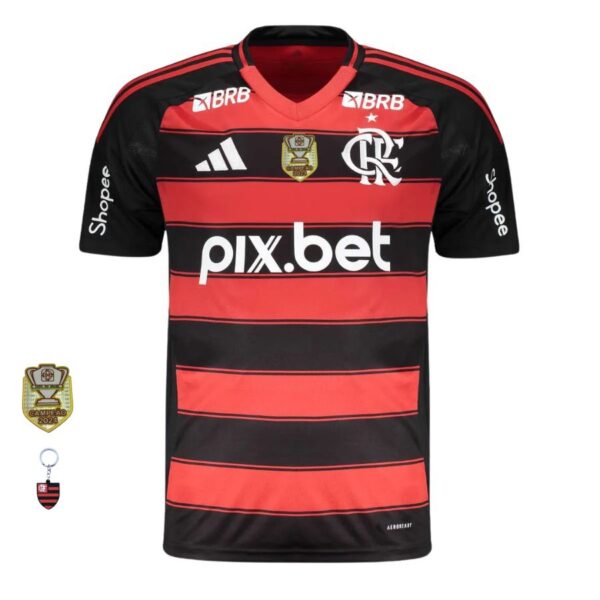 Flamengo Pedro 9 Home Fan Jersey 2025/26 - Imagem 7