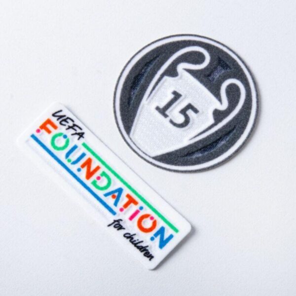 Real Madrid Vini JR. 7 Away Fan Jersey 2024/25 Patches UCL UEFA Foundation (Official Printing) - Imagem 4