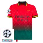 AC Milan RED JERSEY DIAVOLI X OFF-WHITE™ Fan Jersey 2025 - Imagem 4