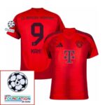 Bayern München Home Fan Jersey 2024/25 Patches UCL UEFA Foundation (Official Printing) - Imagem 3