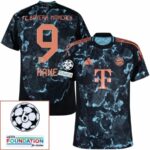 Bayern München Away Fan Jersey 2024/25 Patches UCL UEFA Foundation (Official Printing) - Imagem 3
