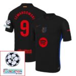 Barcelona Away 2024/25 Patches UCL UEFA Foundation (Official Printing) - Imagem 6
