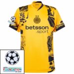 Inter Milan Lautaro 10 Third 2024/25 Patches UCL UEFA Foundation (Official Printing) - Imagem 6