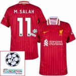 Liverpool Home 2024/25 Patches UCL UEFA Foundation (Official Printing) - Imagem 6