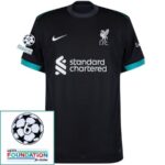 Liverpool Away 2024/25 Patches UCL UEFA Foundation (Official Printing)