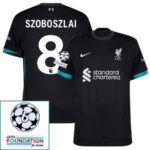 Liverpool Away 2024/25 Patches UCL UEFA Foundation (Official Printing) - Imagem 6