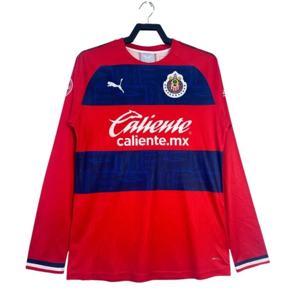 Chivas de Guadalajara Retro Long Sleeve Home Fan Jersey 2019/20 - Imagem 1