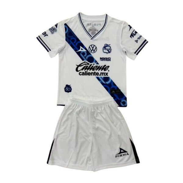 Kids Kit Club Puebla Home Fan Jersey 2024/25 - Imagem 1