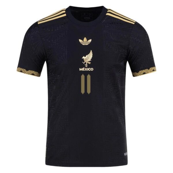 Mexico Santiago Giménez 2025 Special Edition Authentic Player Third Jersey by adidas - Imagem 3