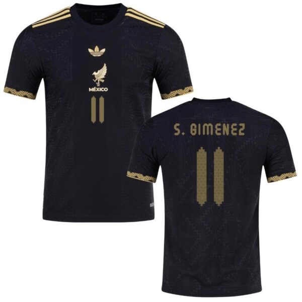 Mexico Santiago Giménez 2025 Special Edition Authentic Player Third Jersey by adidas - Imagem 1