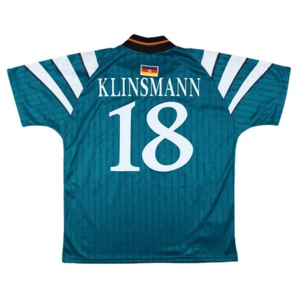 Germany Jurgen Klinsmann Retro Away 1996/97 Fan Jersey - Imagem 2