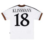 Germany Jurgen Klinsmann Retro Home 1996 Fan Jersey - Imagem 2