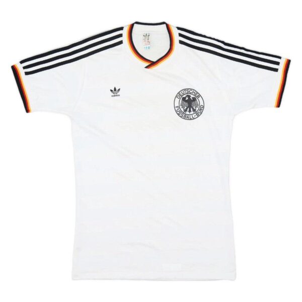 Germany Retro Home 1986 Fan Jersey - Imagem 1