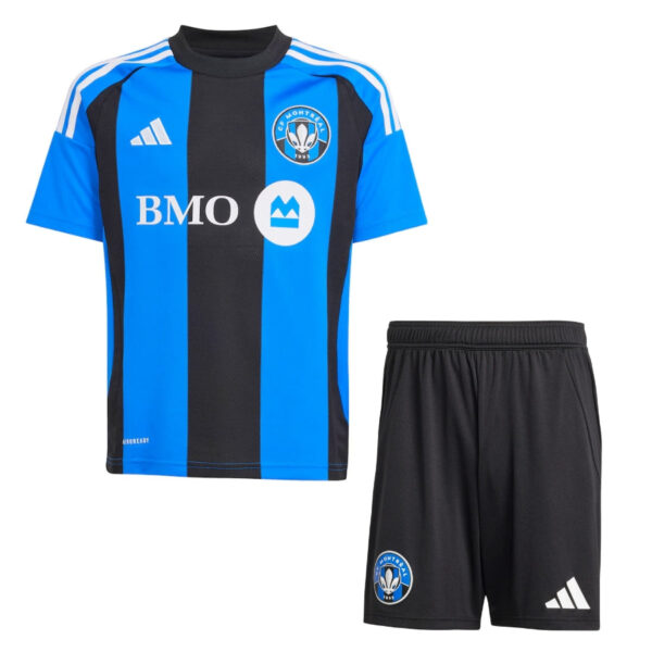Kids Kit CF Montréal Home 2025/26 - Imagem 1