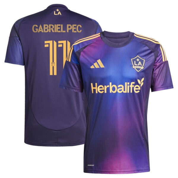 LA Galaxy Gabriel Pec 11 Away Fan Jersey 2025/26 - Imagem 1