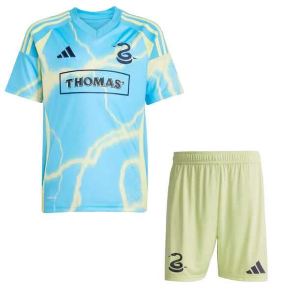 BRINDE-2025-05-02T214156.634 Kids Kit Philadelphia Union Away 2025/26 - Imagem 1