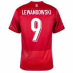 Poland Lewandowski 9 Away Fan Jersey 2024/25 - Imagem 2
