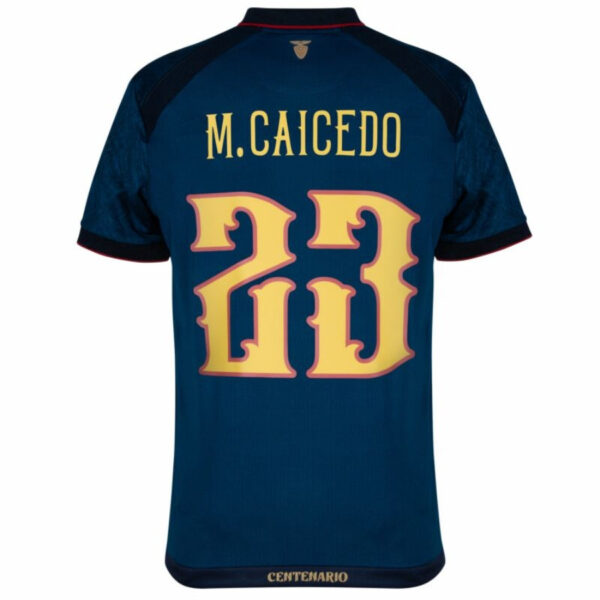 Ecuador M. Caicedo 23 Away Fan Jersey 2024/25 - Imagem 2