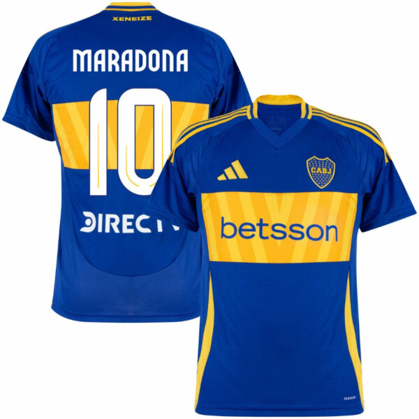 Boca Juniors Maradona 10 Home Fan Jersey 2024/25 - Imagem 1