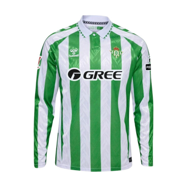 Real Betis Home Long Sleeve Jersey 2024/25 - Imagem 1