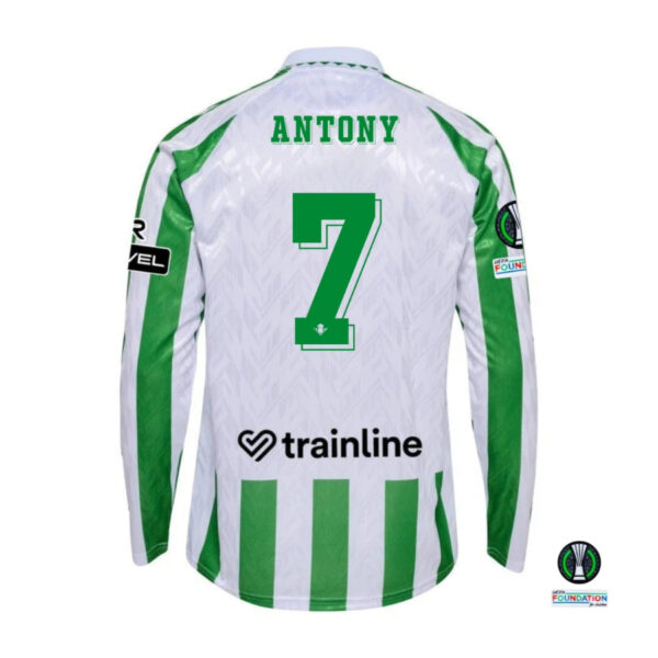 Real Betis Home Long Sleeve Jersey 2024/25 - Imagem 3