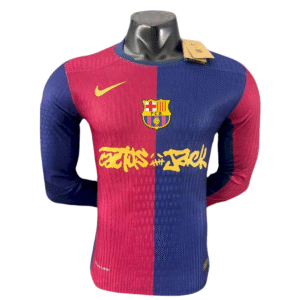 Barcelona Travis Scott Home Authentic Player Long Sleeve 2025/26