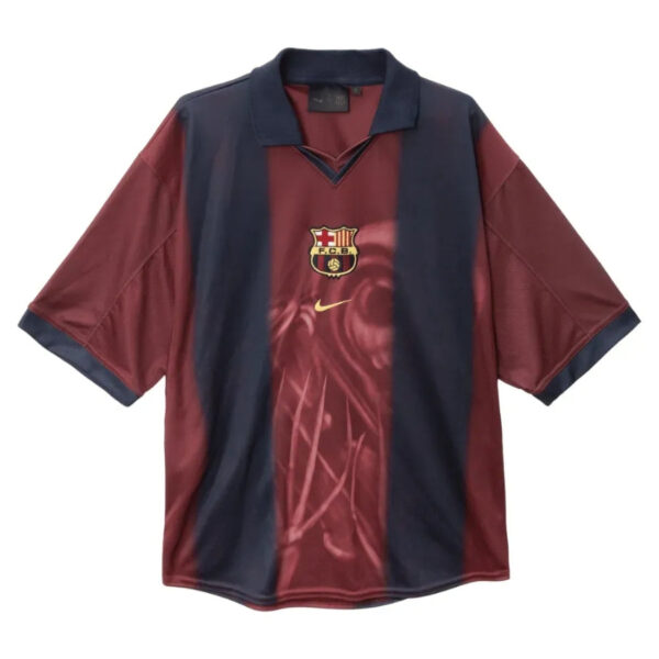 Travis Scott x FC Barcelona Retro 2000/01 Home Authentic Player - Imagem 1