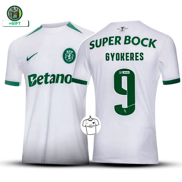 Gyökeres #9 Sporting Away Fan Jersey 2024/25 - Imagem 1