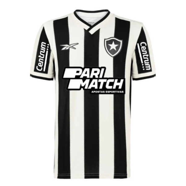 Botafogo Home Fan Jersey 2024/25 Patchs Campeão Libertadores - Imagem 3