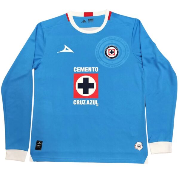 Cruz Azul Home Long Sleeve Fan Jersey 2024/25 - Imagem 1
