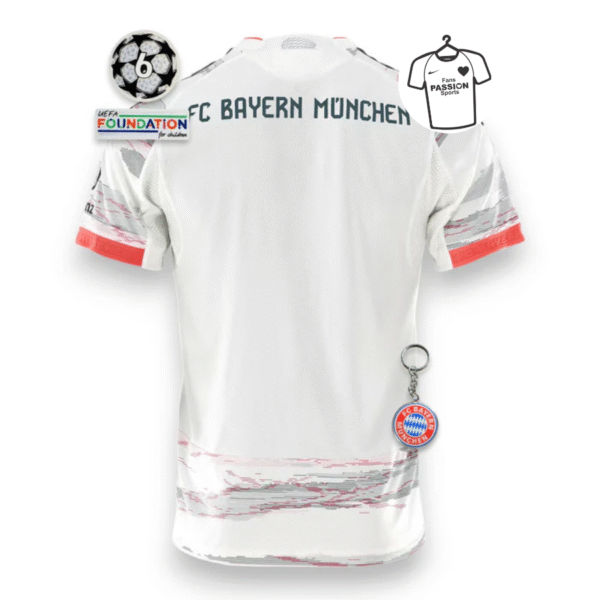 Bayern Munchen Away Fan Jersey 2025/26  Champions League Patch - Imagem 2