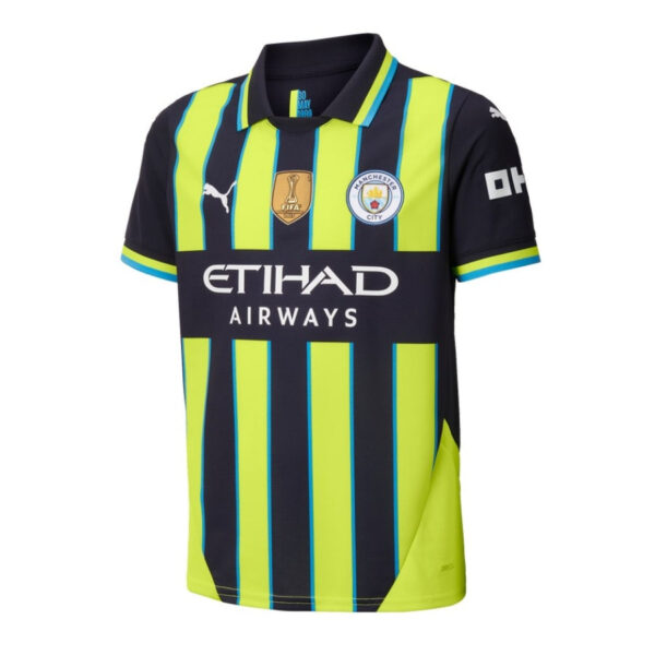Manchester City Away Jersey 2024/25 Patch World Cup - Imagem 1