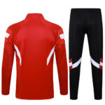 Kit Bayern Munich Short Zipper Training Red 2024/25 - Imagem 2