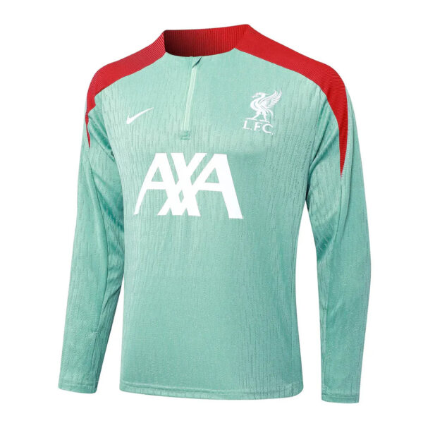 Kit Liverpool Short Zipper Training Green  2024/25 - Imagem 3