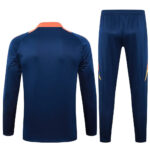 Kit Manchester United Short Zipper Training Blue 2024/25 - Imagem 2