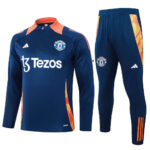 Kit Manchester United Short Zipper Training Blue 2024/25