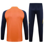 Kit Manchester United Short Zipper Training Orange and Blue - Imagem 2