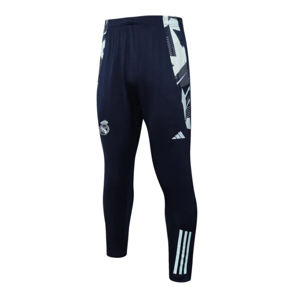 Kit Real Madrid Short Zipper Training Blue Turquesa 2024/25 - Imagem 5