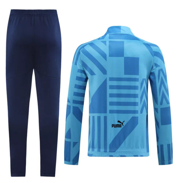 Kit Manchester City Long Zipper Blue - Imagem 2