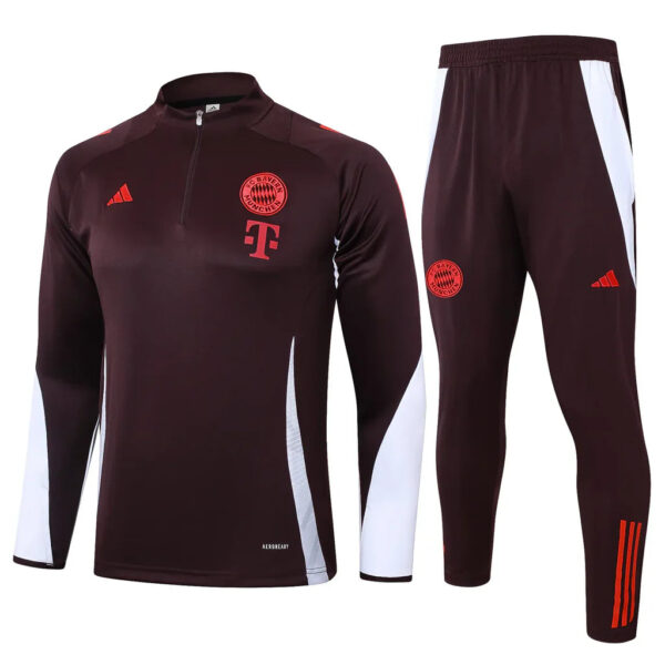 Kit Bayern Munich Short Zipper Training  2024/25 - Imagem 1