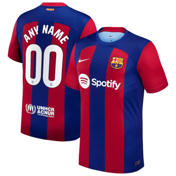 CopiadeSEUNOME_90 Barcelona Home Jersey 2023/24 Custom - Imagem 1