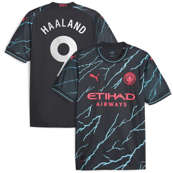 Haaland 9 Manchester City Third Jersey 2023/24 - Imagem 1